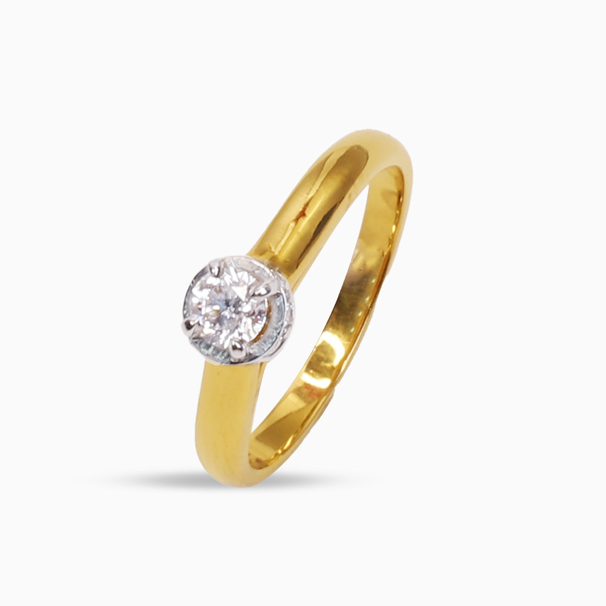 Solitaire Bezel Ring