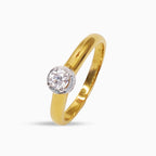 Solitaire Bezel Ring