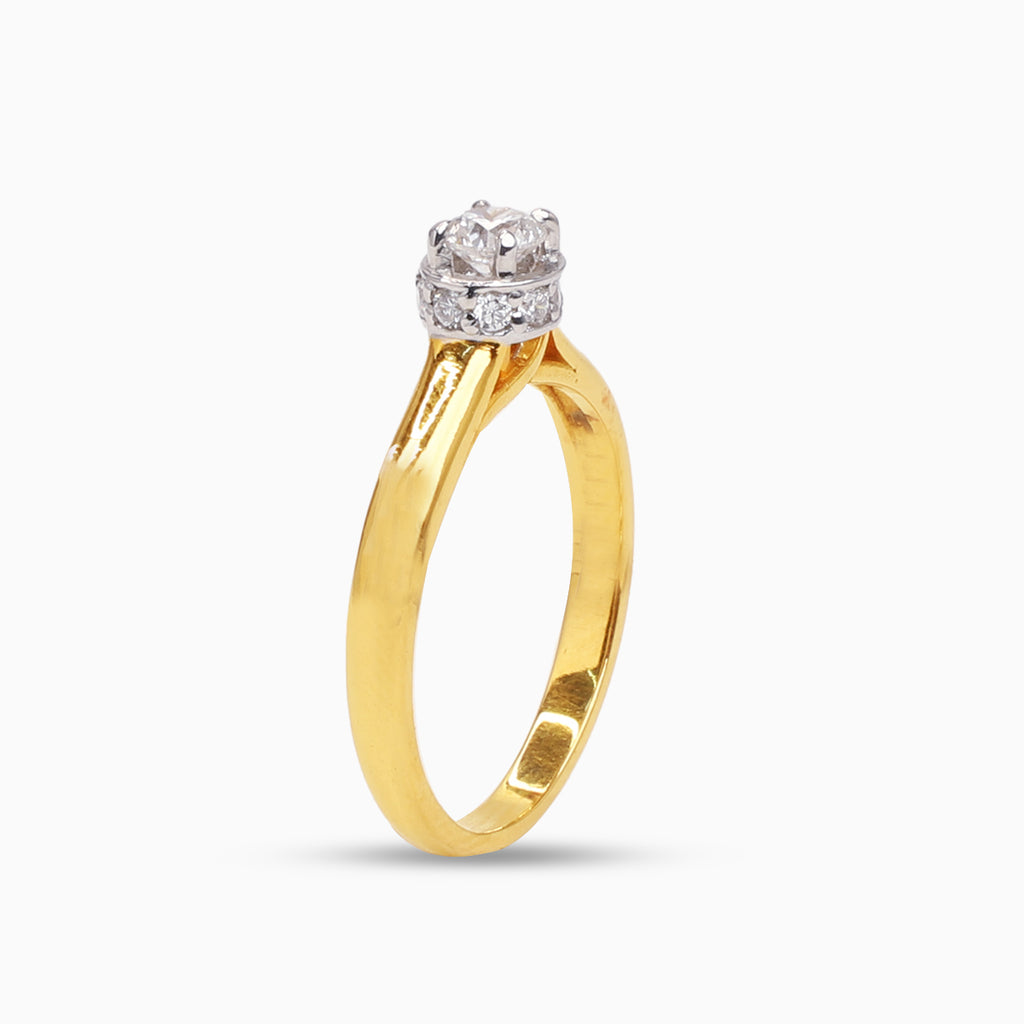 Solitaire Bezel Ring