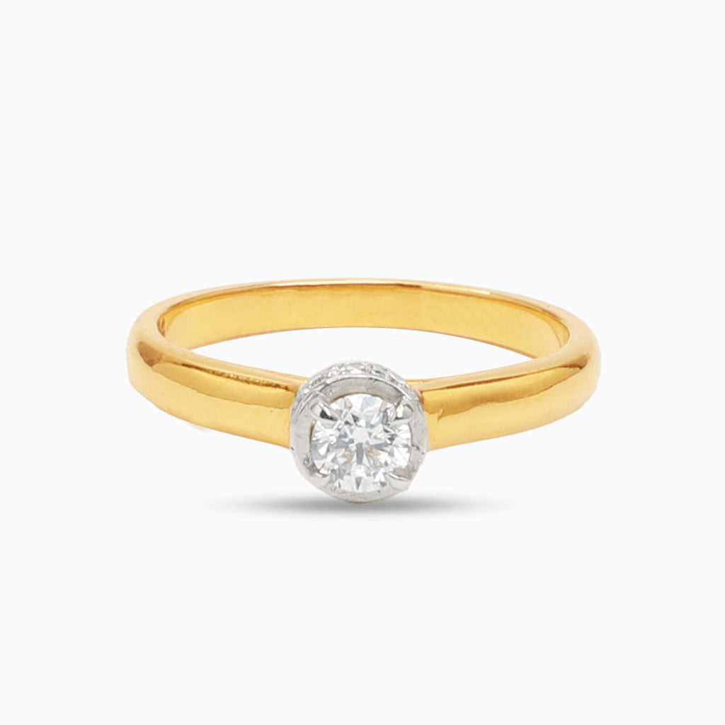 Solitaire Bezel Ring
